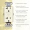 Faith Self-Test 20A GFCI Outlet Receptacle, Light Almond, PK 10 GLS-20A-LA-10 - alternate 7